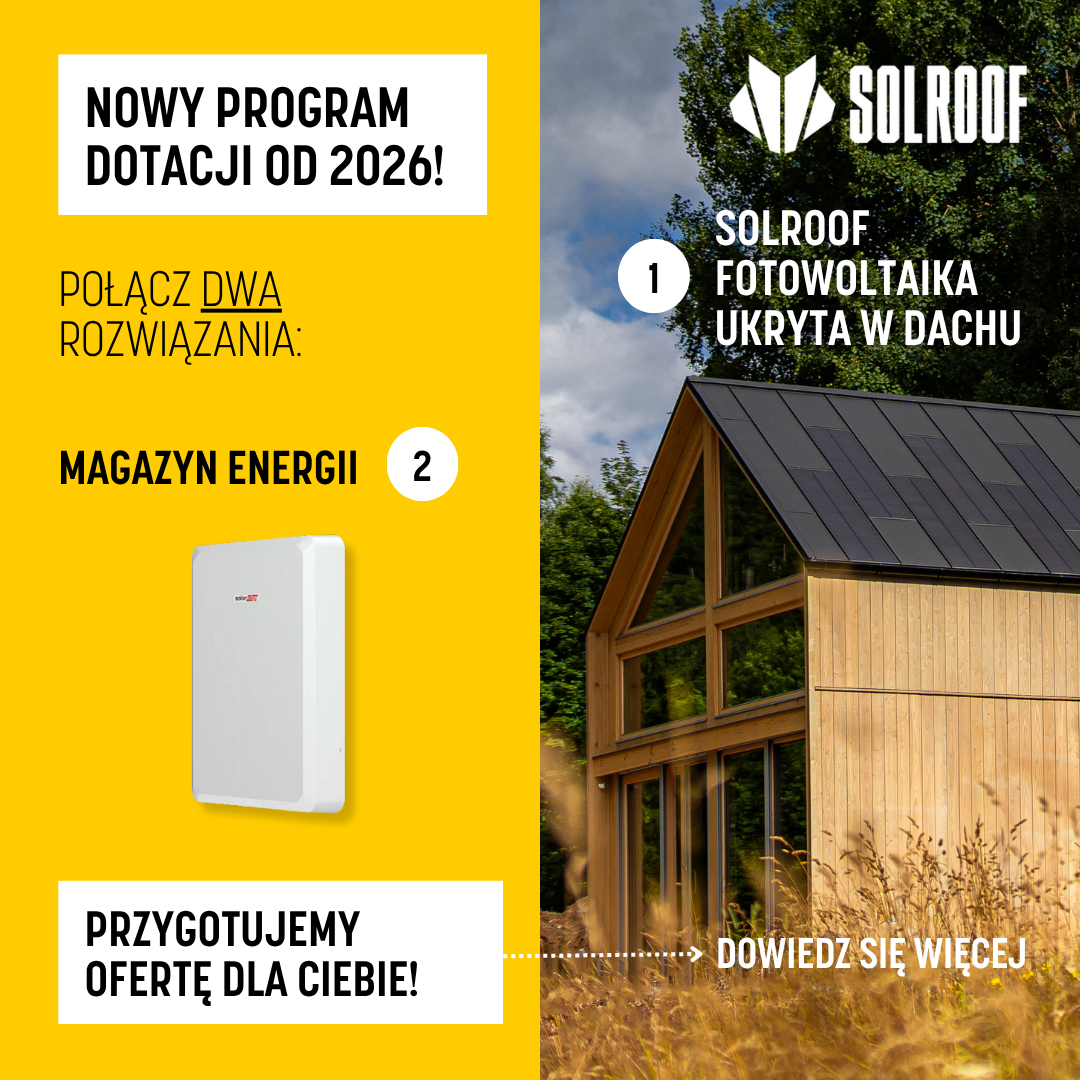 Nowy program dotacji na magazyny energii już od 2026 roku | SOLROOF